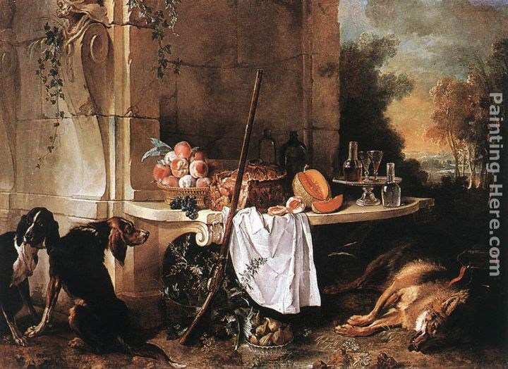 Jean-Baptiste Oudry Dead Wolf